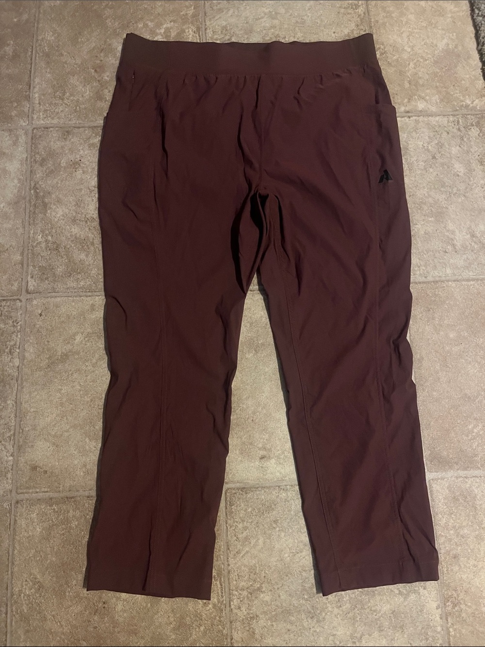 Eddie Bauer First Ascent Women Mauve Cropped Ankle Pants Hiking Outdoor Active - Picture 5 of 9